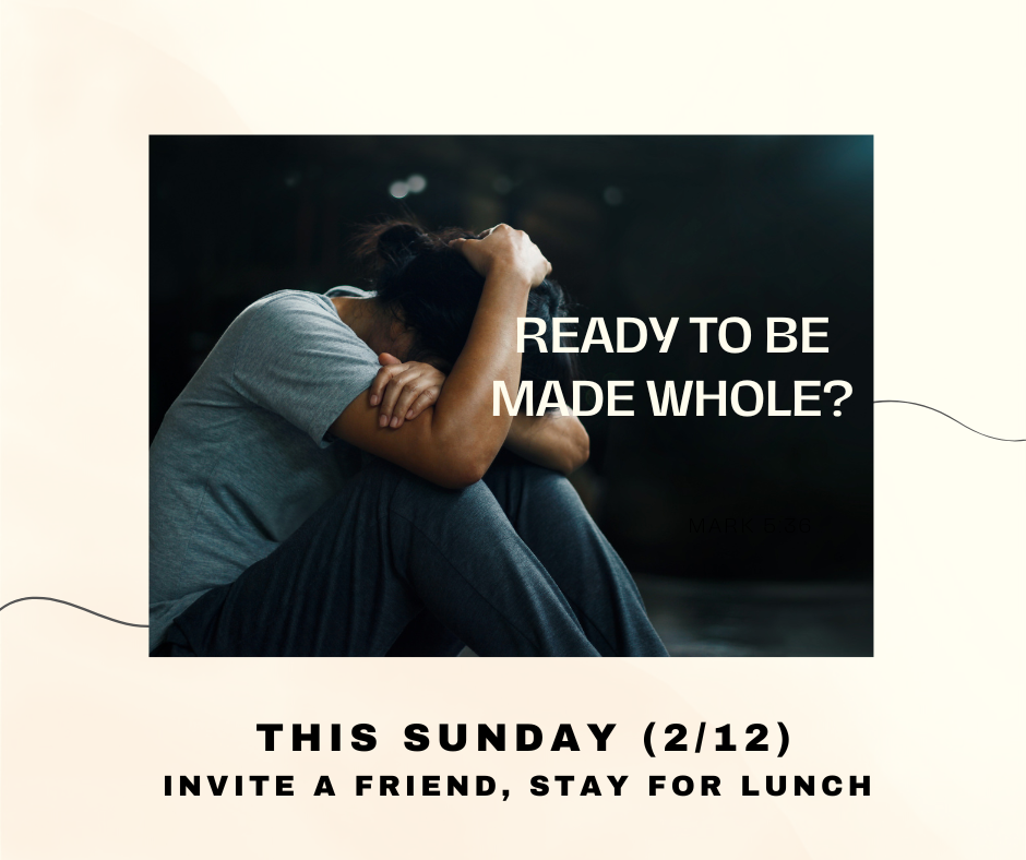 Are You Ready to Be Made Whole? Shelby Center Church