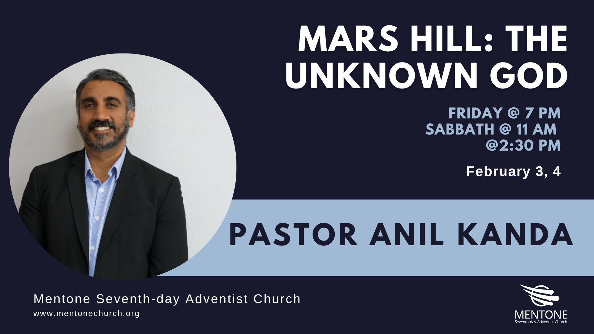 Mars Hill: The Unknown God | Mentone Seventh-Day Adventist Church