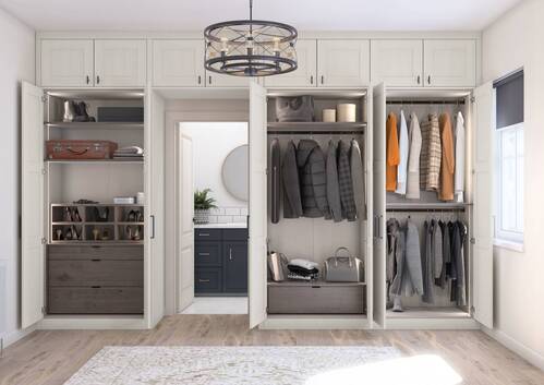 organised fitted bedroom furniture