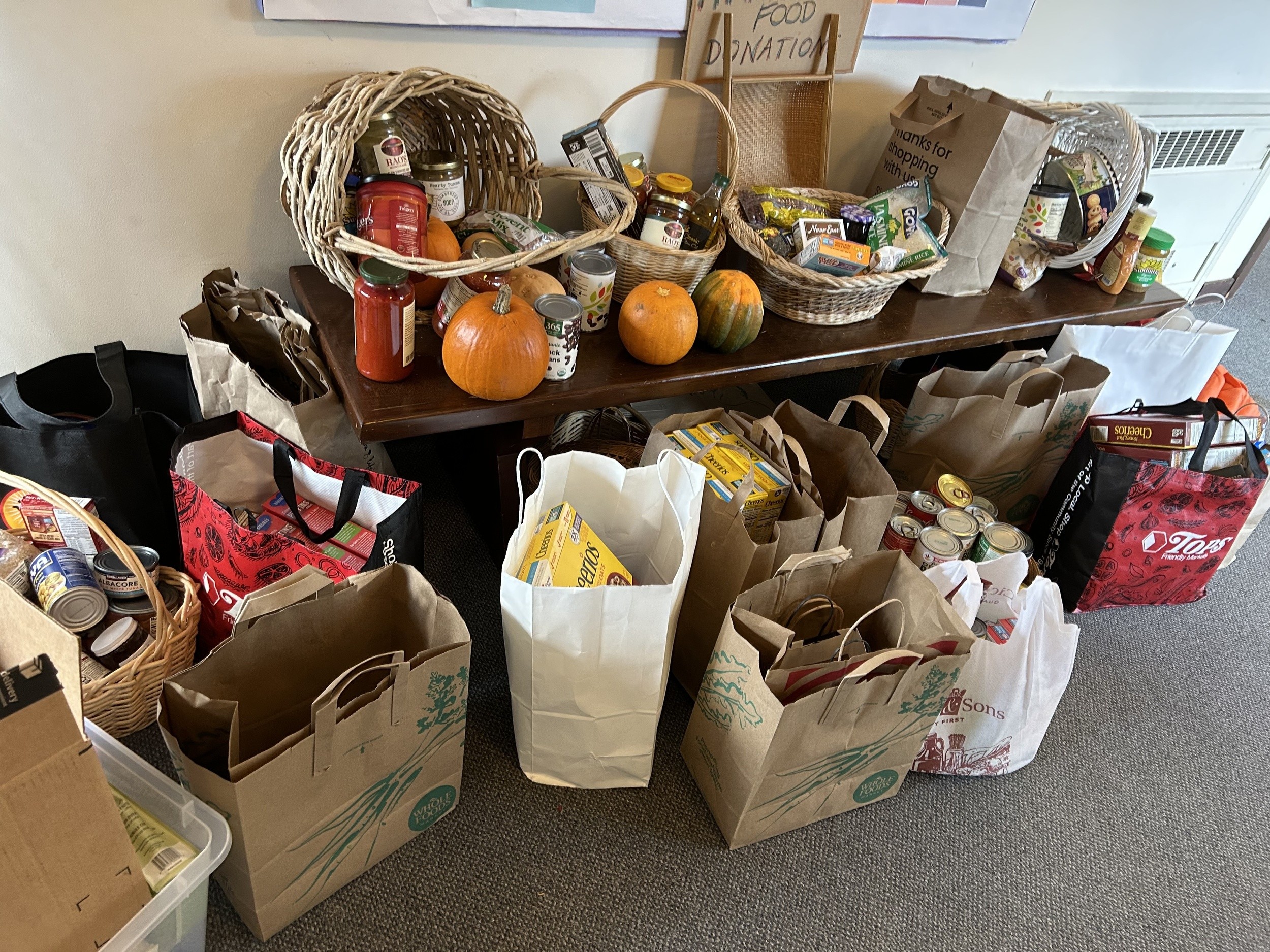 Donations collected through St. Barnabas outreach