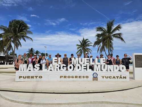 Us prepping to do beach evangelism