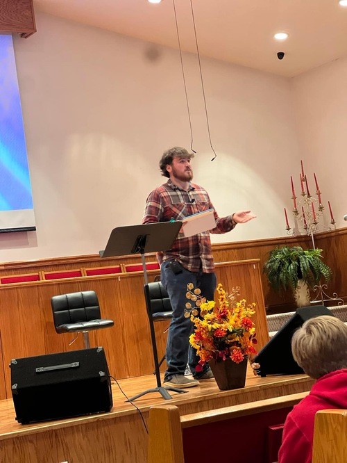 Braden, Student Pastor at Mt. Pleasant Fellowship