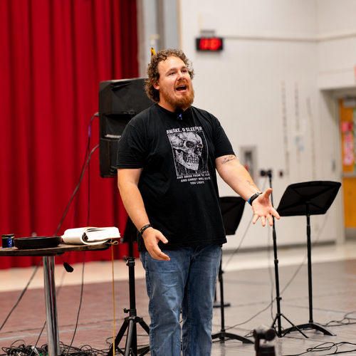 Pastor James at Mt. Pleasant Fellowship