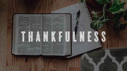 Thankfulness