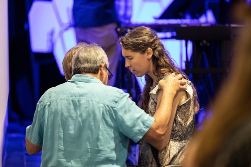 People having open bibles