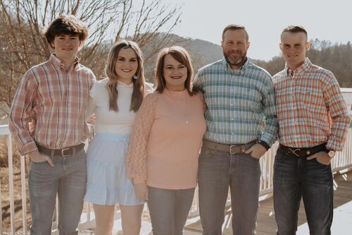 Director of Facilities Chris Shelton and family