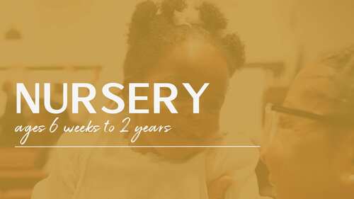 family getting baby dedicated at apostolic church