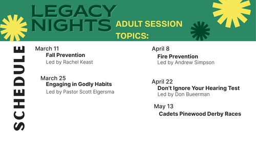 Legacy Nights Graphic Spring '26