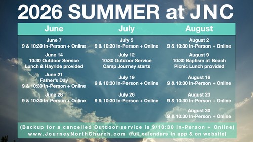 2026 Summer Sundays
