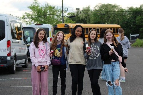 Students on a retreat
