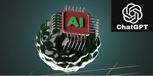 AI icon and Chat gpt logo