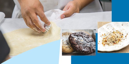 pastry dough cookies salts