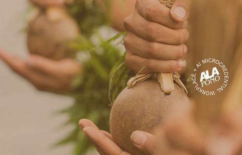 Hand holding hawaiian ulu ulu