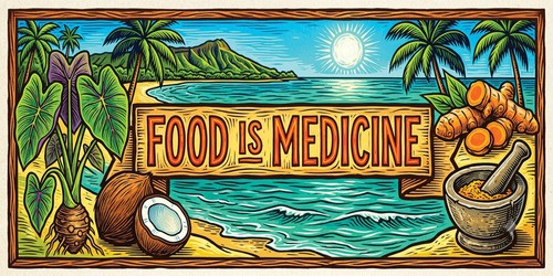Food Is Medicine decorative art