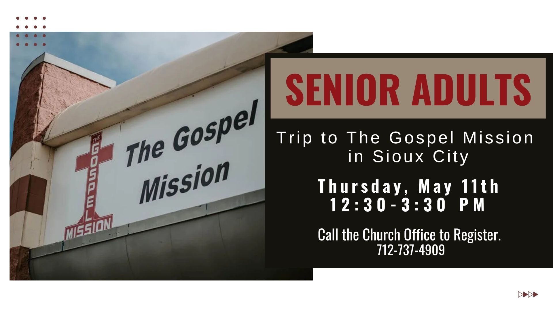 Senior Adults May 11 First Reformed Church, Orange City, Iowa