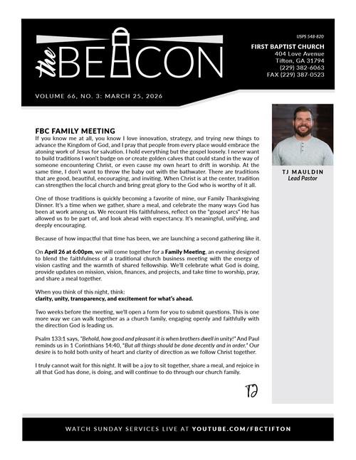 March Beacon - Page 1