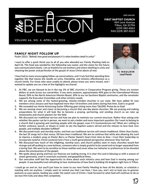 March Beacon - Page 1
