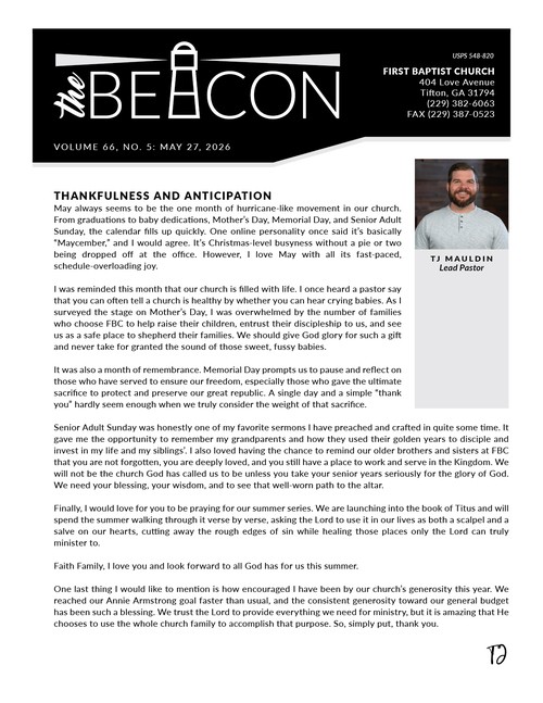 March Beacon - Page 1