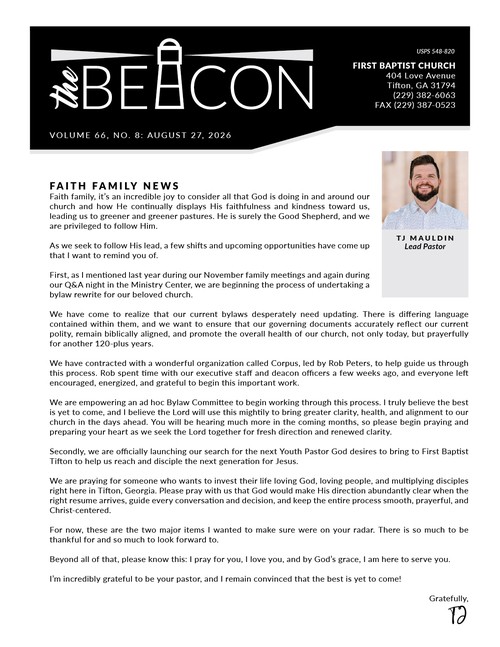March Beacon - Page 1