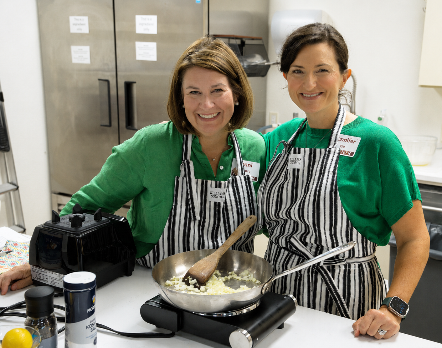 Women enjoying a Renew cooking breakout session