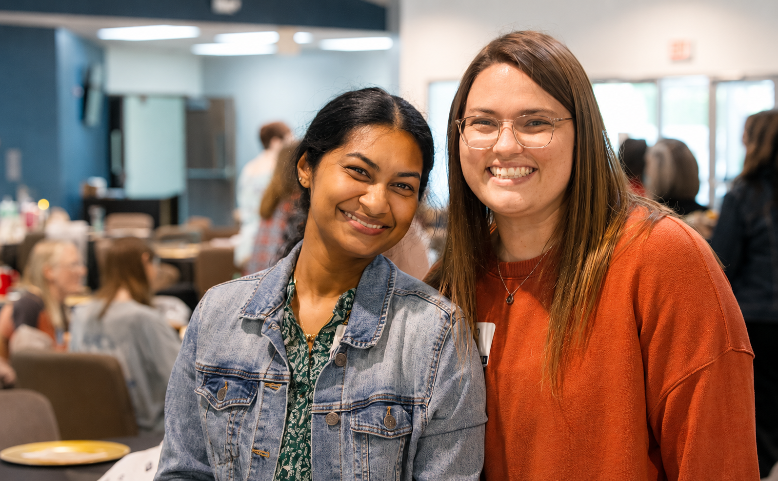 Friends enjoying the Renew women's event