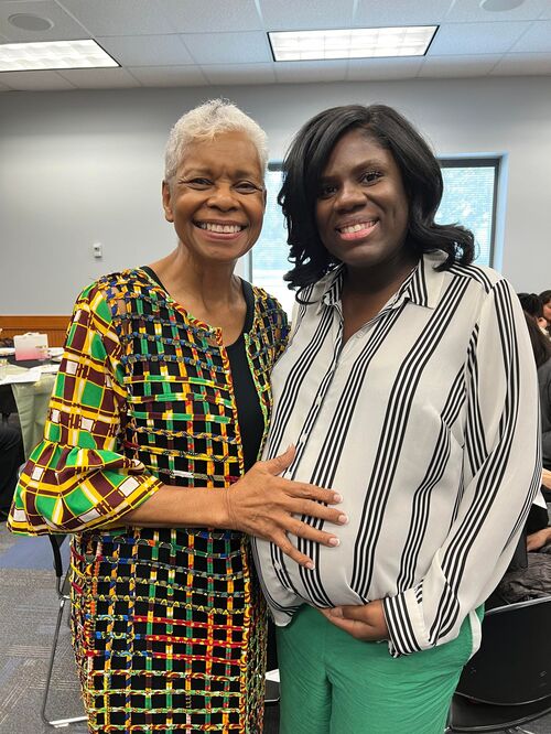 Nydia is about to deliver her daughter.