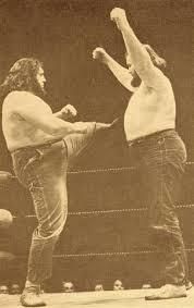 Luke and Tiny in the ring