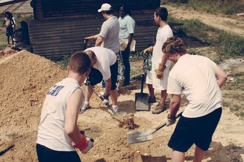 North Central volunteers serving together