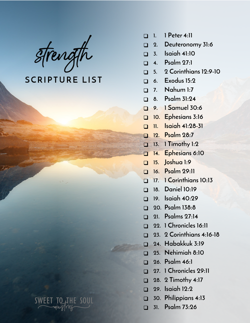 Sweet To The Soul Ministries - Scripture Reading Lists