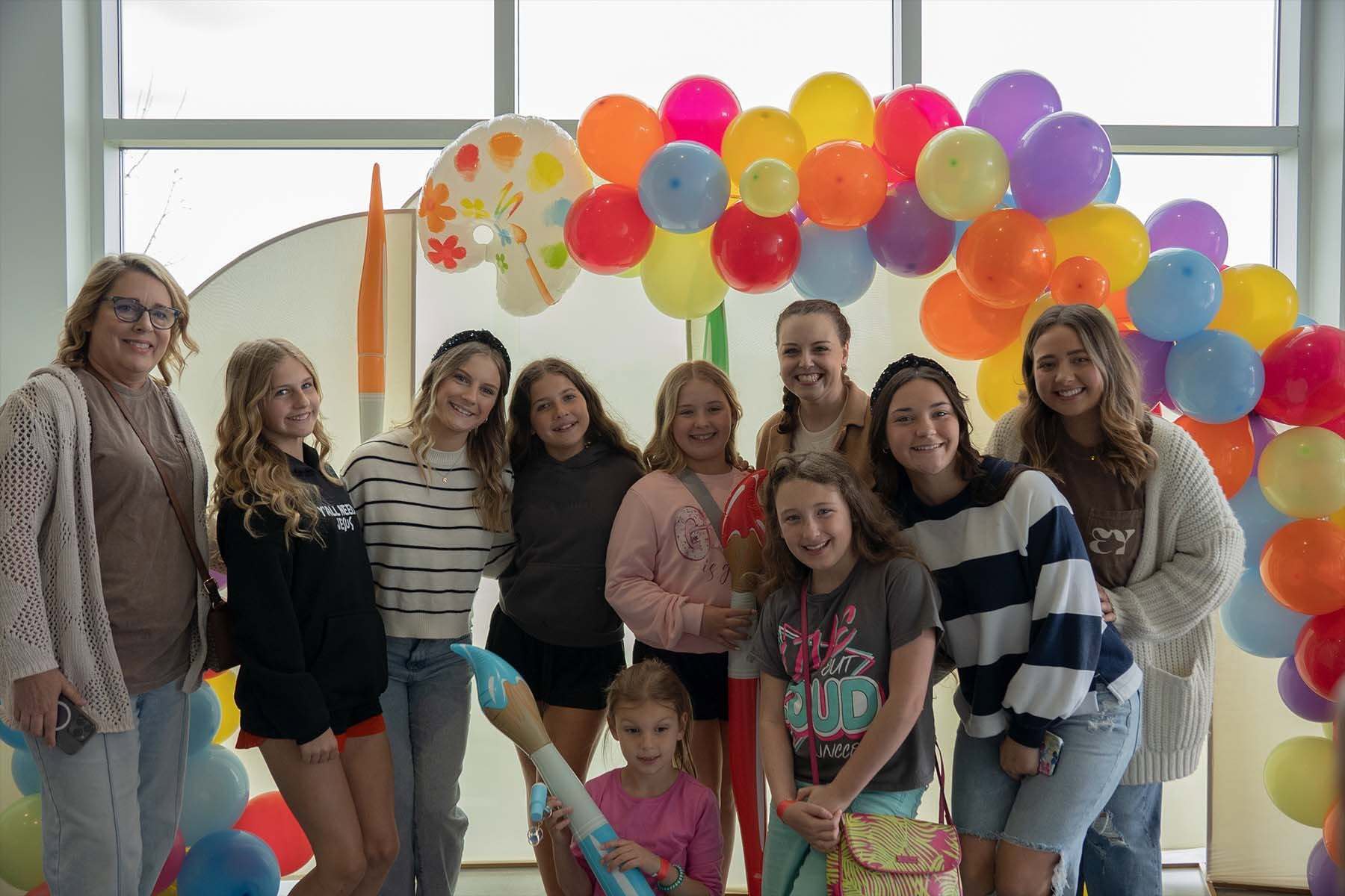 Girls and leaders gathered through WNC Girls Ministries