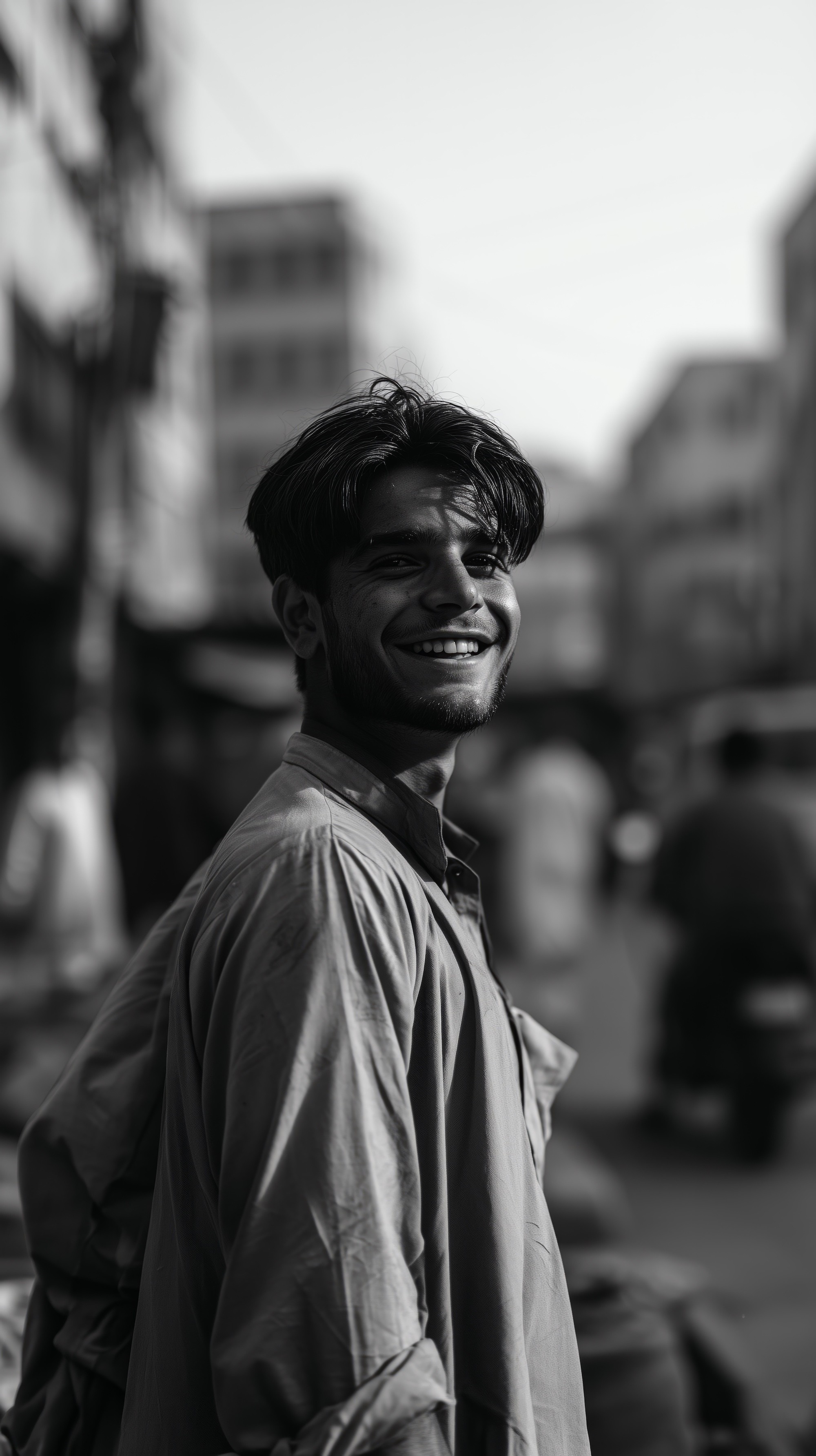Young person in Asia