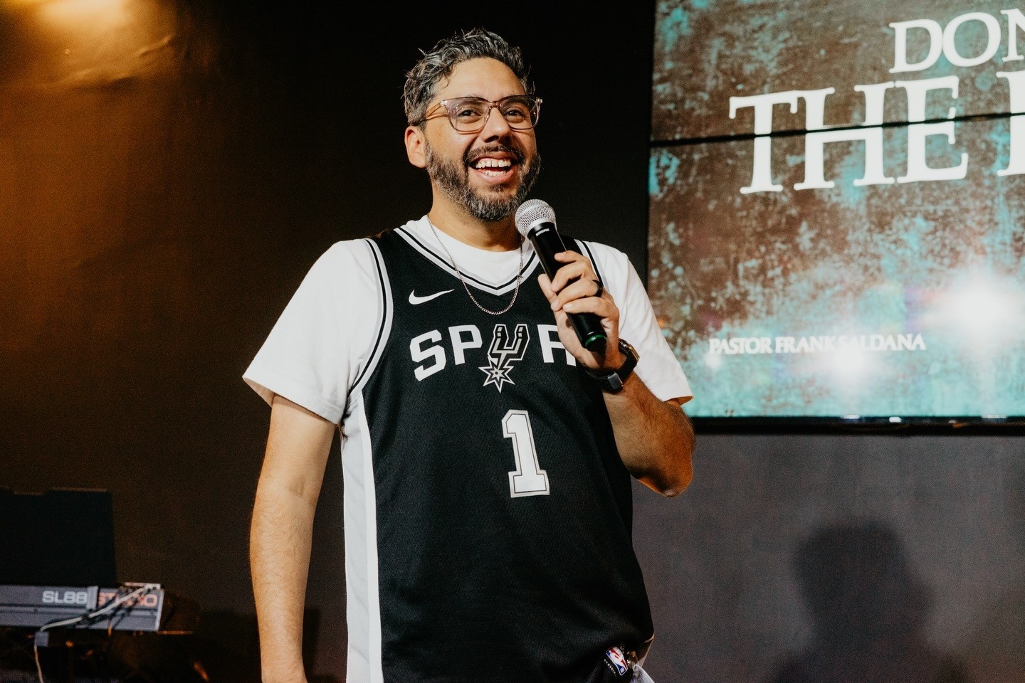 Pastor Frank at Belong Church