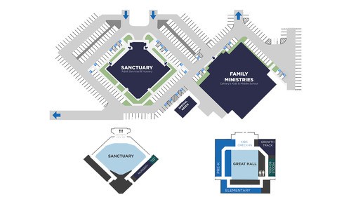 Calvary Church Campus Map