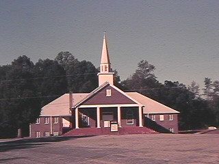 new pleasant baptist church building, brick building, expanding, church members, 
