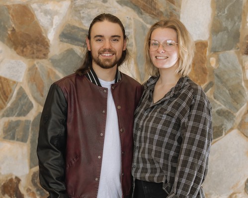 The Liberty Church Operations Manager and her husband, Kate and Andrew McElroy.