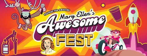 Banner image of Mary Ellen's Aweseome Fest event graphic