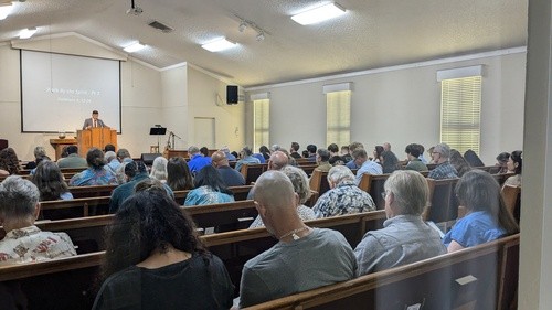 Sunday Worship service at Henderson Avenue Baptist Church