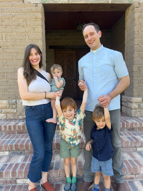 Rev. Nicholas L. Davis and family
