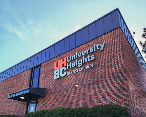 Exterior shot of UHBC