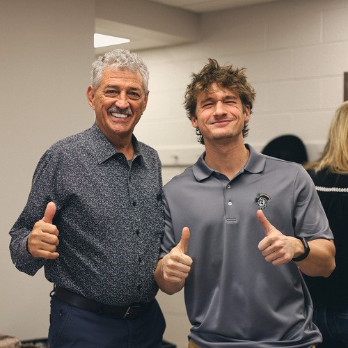 Neon sign for the Coffee House venue used for UHBC Men's Ministry gatherings in Stillwater, Oklahoma