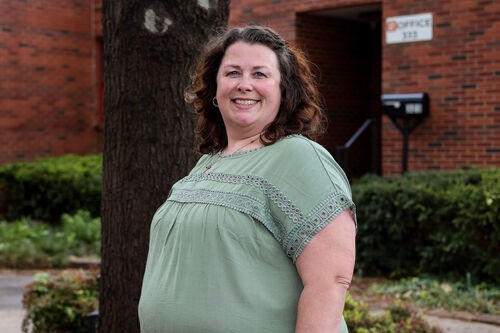 Headshot of children's director smiling at UHBC in Stillwater, OK