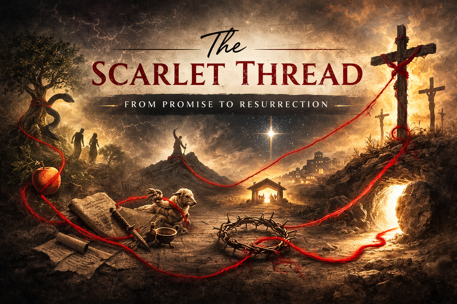 Csarlet Thread The Scarlet Thread: God's Eternal Plan of Redemption | Grace Baptist ...