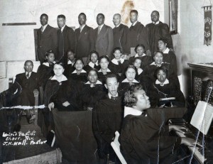 Photo of members from early years at church