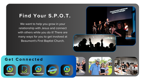 Find Your Spot FBC Beaumont