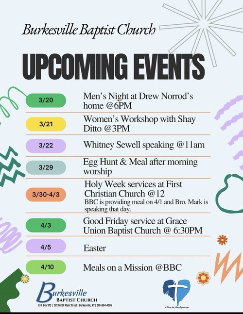 Upcoming Events