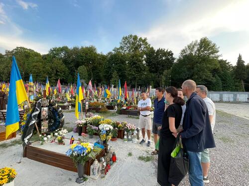 Parents who lost their 27-year-old son in the war