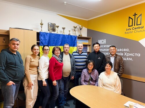 Visiting Lviv Central Baptist Church in 2022