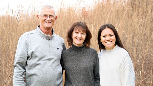 Gary and Sonda with their Beautiful Daughter