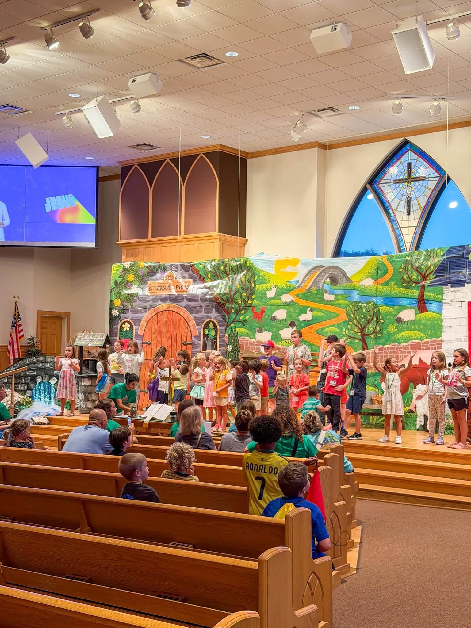Photograph from a previous Mount Vernon Vacation Bible School