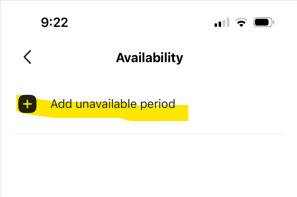 Click on the profile button in the top right corner